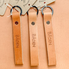 Læder nøglering til båden