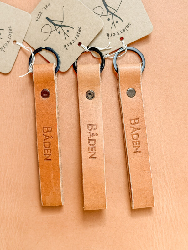 Læder nøglering til båden