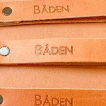 Læder nøglering til båden