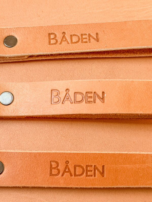 Læder nøglering til båden